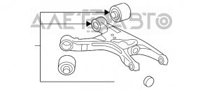 Maneta spate dreapta inferioară Audi A4 B8 08-16