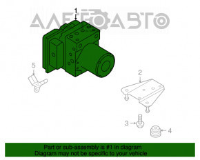 ABS ABS Audi A4 B8 10-12 FWD