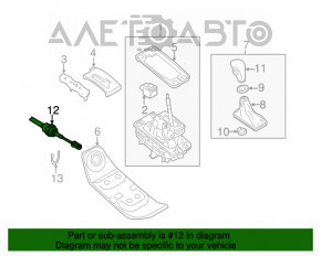 Cablu cutie de viteze automata Audi Q5 8R 09-17