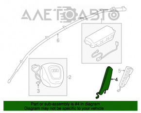 Подушка безопасности airbag сидение передняя правая Audi A4 B8 08-16