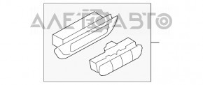 Butonul de memorie al scaunului din față stânga Audi A4 B8 13-16 restyled.