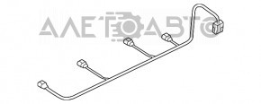 Проводка заднего бампера Audi A4 B8 08-12 дорест под парктроники