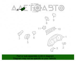 Senzor de lumină Audi Q5 8R 09-17