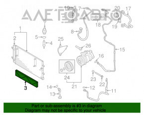 Grila radiatorului de racire Audi Q5 8R 13-17 3.0 tfsi, nou, original OEM