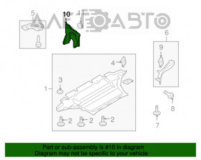 Protecție pentru transmisia față stânga Audi Q5 8R 09-17