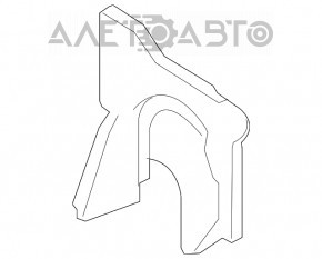 Protecția de transmisie față dreapta pentru Audi Q5 8R 09-17, nou, original OEM