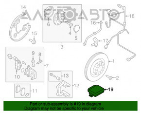 Modul de control al frânei de parcare pentru Audi Q5 8R 09-17