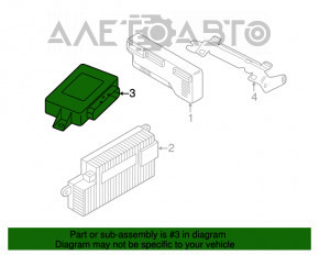 VOLTAGE STABILIZER CONTROL MODULE Audi Q5 8R 09-17