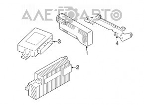 VOLTAGE STABILIZER CONTROL MODULE Audi Q5 8R 09-17