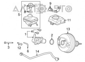 Senzația senzorului de temperatură a aerului ambiant VW Jetta 11-18 SUA, nou, original OEM