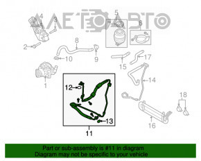 Furtun de presiune înaltă pentru direcția asistată Audi A4 B8 08-16