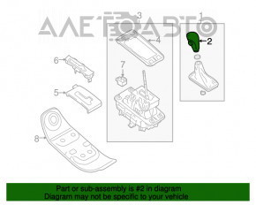 Maneta cutiei de viteze Audi A4 B8 08-12 pre-restilizare