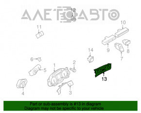 Управление климат-контролем Audi A4 B8 13-16 рест без подогрева