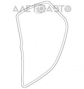 Garnitura portiera spate dreapta Audi A4 B8 08-16 sedan nou original OEM