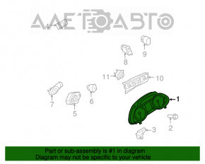 Panoul de instrumente Audi Q5 8R 09-17 86k