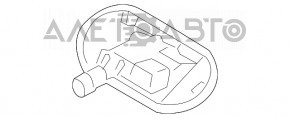 Injectoarele de spălare a parbrizului stânga Audi Q5 8R 09-17 cu încălzire