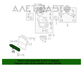 Grila grila de aerisire Audi Q5 8R 09-17 nou original