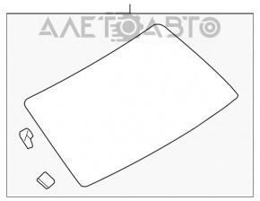 Стекло заднее Ford Focus 08