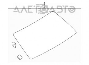 Стекло заднее Ford Focus 08