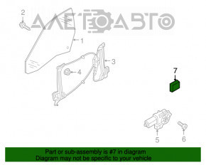 Ușa computerului din fața stângă Audi A4 B8 08-16