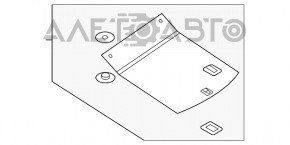 Capac portbagaj Audi A4 B8 08-16 sedan, prinderea este rupta, necesita curatare