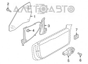 Компьютер двери передней правой Audi A4 B8 08-16