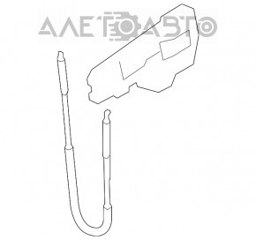 Mecanismul manetei ușii față stânga Audi A4 B8 08-16 nou OEM original