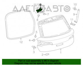 Петля двери багажника левая Audi Q5 80A 18-24