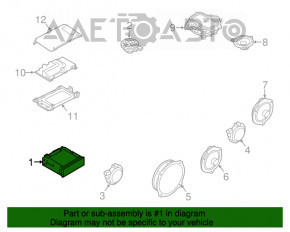 Unitatea principală, radio-casetofon Audi A3 8V 15-16 4d cu navigație