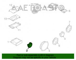 Semnalizatorul din față dreapta Audi A3 8V 15-20