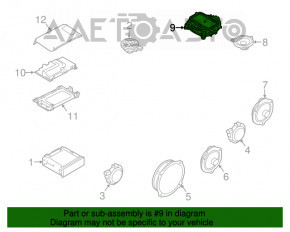 Сабвуфер Audi A3 8V 15-20 4d, 5d