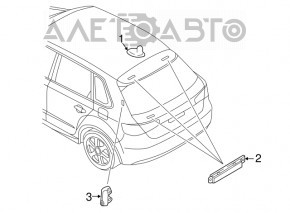 Antena aripă Audi A3 8V 15-17