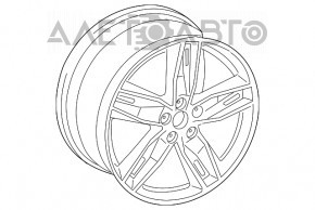 Диск колесный R19 Audi A3 8V 15-20 5 одиночных спиц