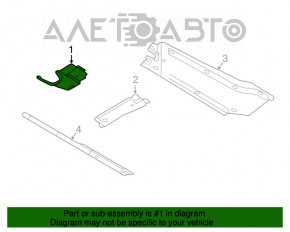 Защита передняя левая Audi A3 8V 15-20 тип 1