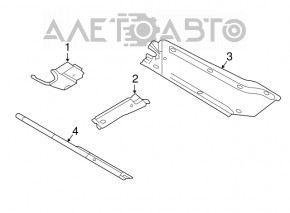 Защита передняя левая Audi A3 8V 15-20 тип 1 OEM