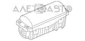 Airbag-ul de pasager din bordul Audi A3 8V 15-20 4d, cabriolet.