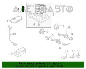 Butonul Start-Stop Audi A3 8V 15-16 4d