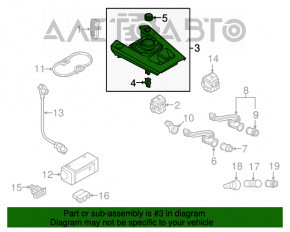 Панель управления MMI Audi A3 8V 15-16