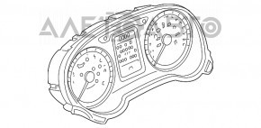 Щиток приборов Audi A3 8V 15-16 4d цветной дисплей