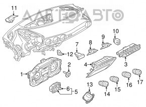 Controlul farurilor Audi A3 8V 15-20 LED, sub faza de drum