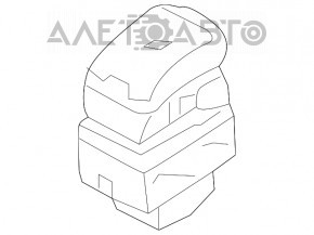 Controlul geamului electric din spatele stânga Audi A3 8V 15-20 crom