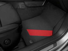 Set de covorașe pentru interiorul Audi A3 8V 15-20, material textil, negru