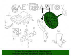 Amplificator de vidare pentru VW Golf 15-