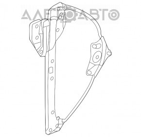 Стеклоподъемник с мотором задний правый Audi A3 8V 15-20 4d, 5d