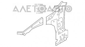 Четверть передняя правая Audi A3 8V 15-20 4d, 5d белая