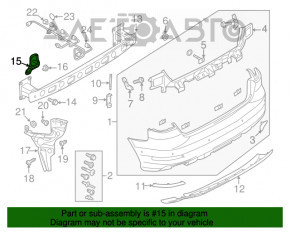 Suport bara spate stanga Audi A3 8V 15-16 sus nou original OEM