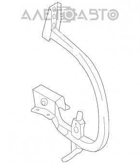 Buclele capacului portbagajului stânga Audi A3 8V 15-20 4d, 5d, nou, original