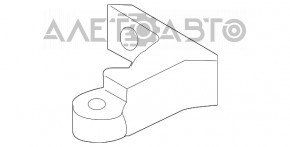 Buclele ușii din spate stânga jos Audi A3 8V 15-20 4d, 5d, două piese.