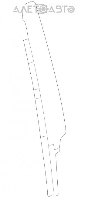 Накладка двери боковая передняя левая Audi A3 8V 15-20 4d, 5d