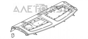 Полка задняя Audi A3 8V 15-20 4d черн, под сабвуфер